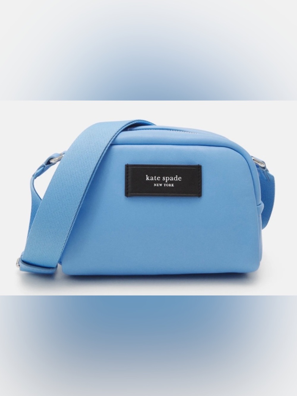 Kate Spade ♠️ Small Puffed Leather Crossbody Astral Blue NWT !